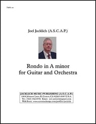 Rondo in A minor for Guitar and Orchestra Orchestra sheet music cover Thumbnail